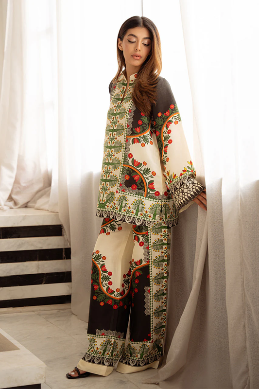 Zahira Premium Fabric Co-ord Set - Pakistani Elegance