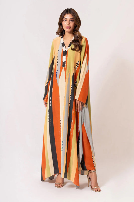 Desert Mirage Long Kaftan Dress