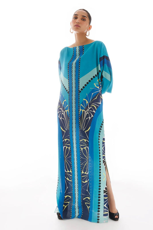 Ocean Breeze Soft BSY Crepe Kaftan