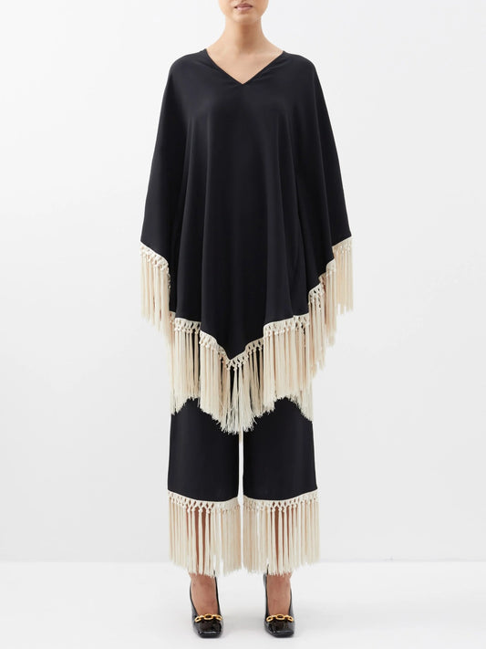 Luxe Fringe Kaftan Coord Set