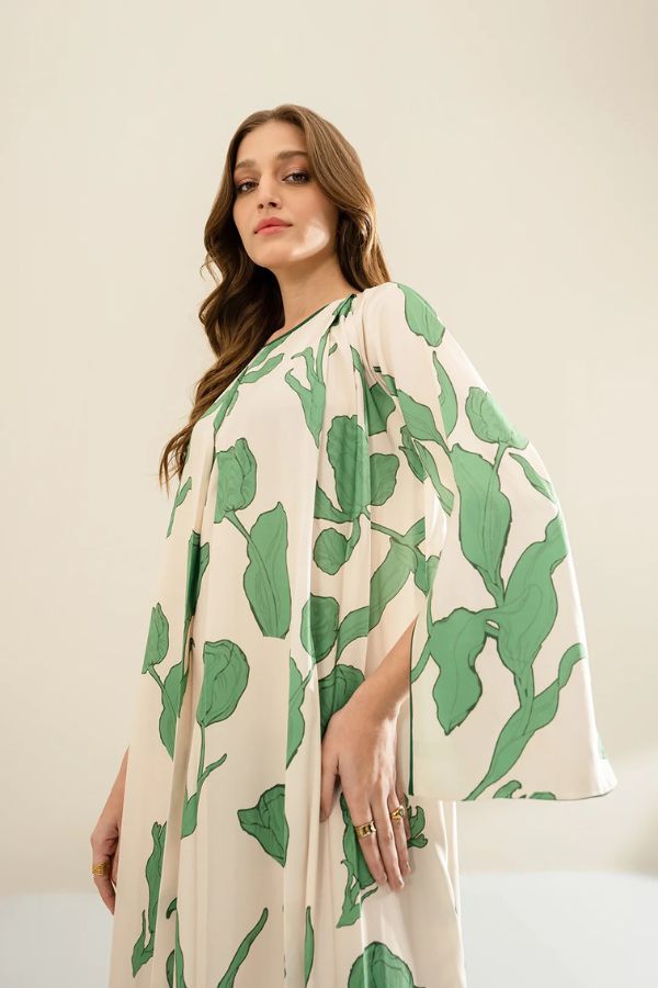 Verdant Luxe Maxi Dress