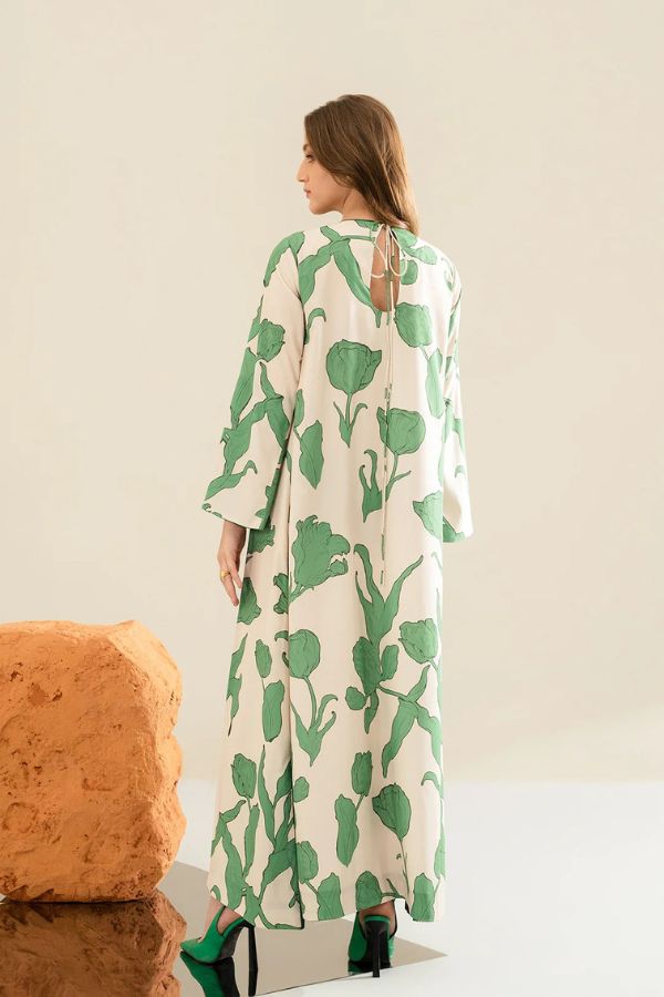 Verdant Luxe Maxi Dress