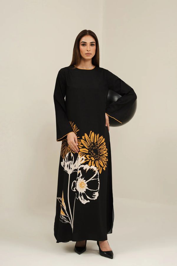 Radiant Sunflower Kurta(Dupatta Separate)